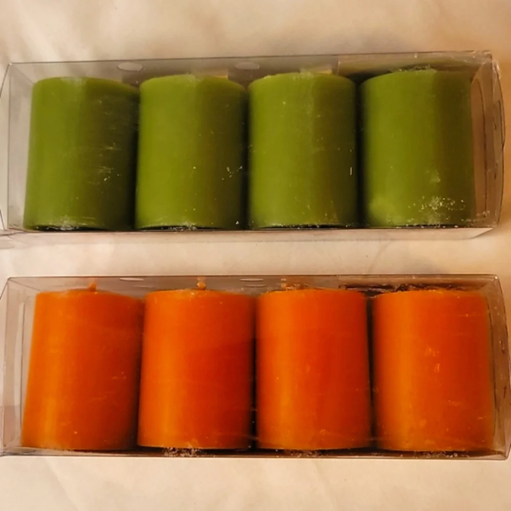 🍁🍂NEW 8 Luminessence Fall Harvest Votive Candles 🍁🍂